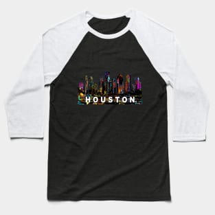 Houston, Texas covered in graffiti Baseball T-Shirt